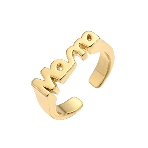 Mama squared ring