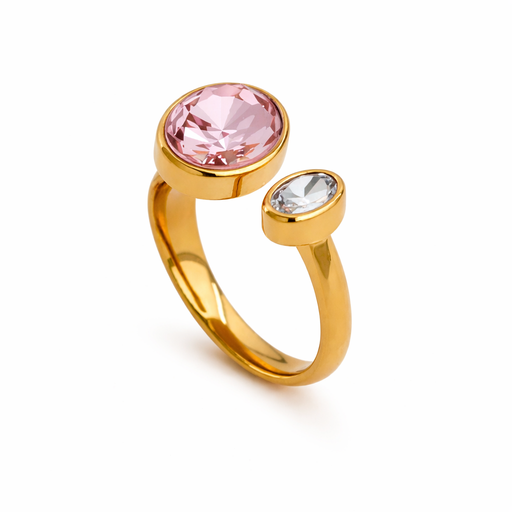 Duo Crystal Ring