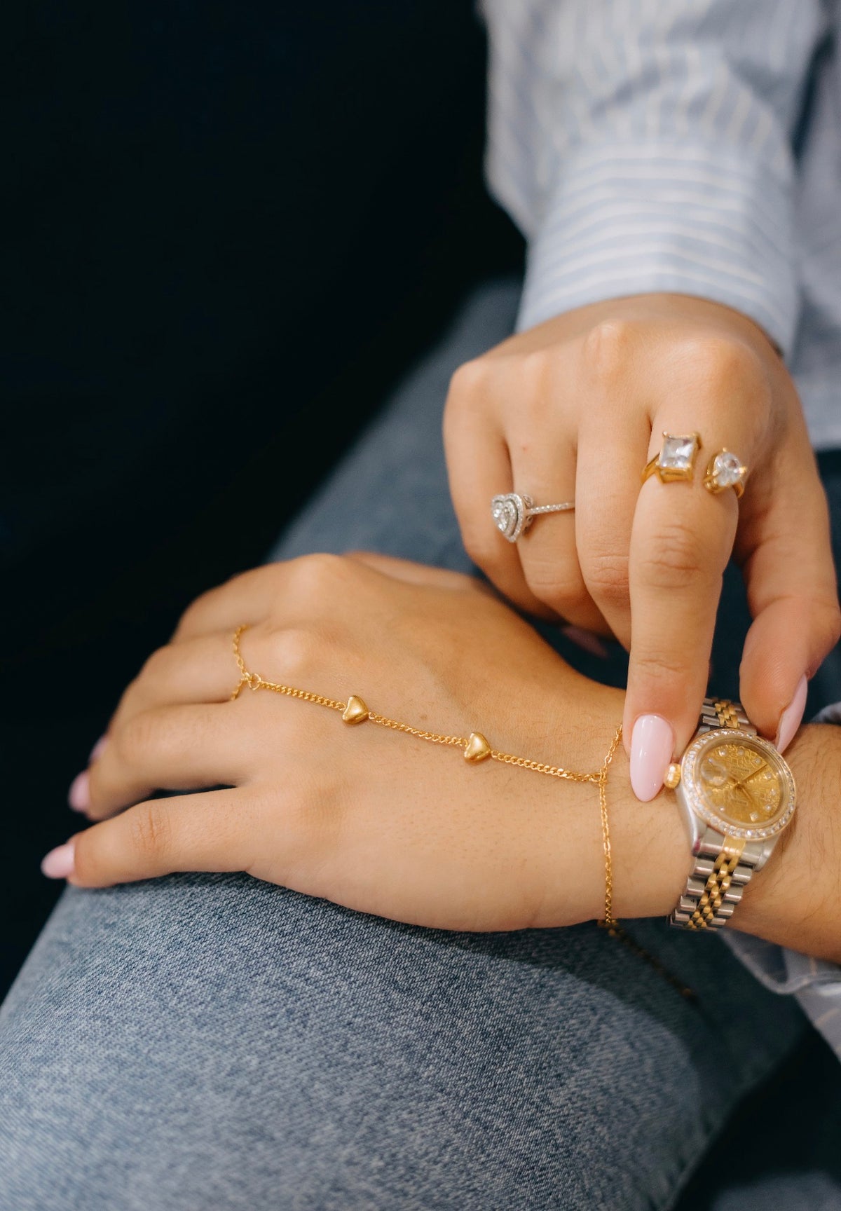 PRE ORDER: Luv Hand Chain – NMC Jewels x LULY B