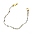 gold tennis bracelet