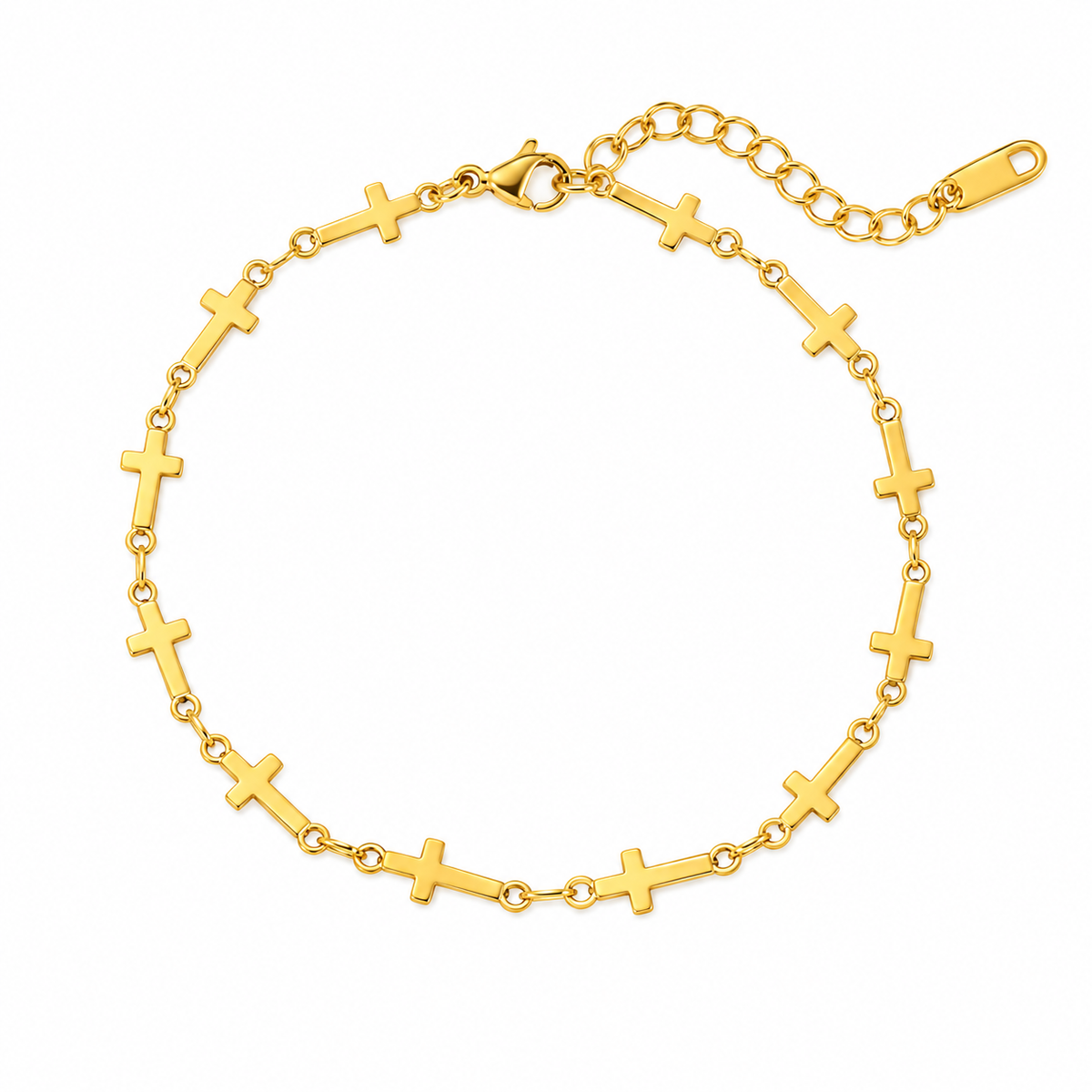 Faith multi cross Bracelet