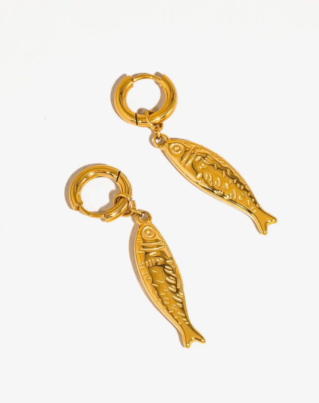 Sardinia Fish Charm Earrings