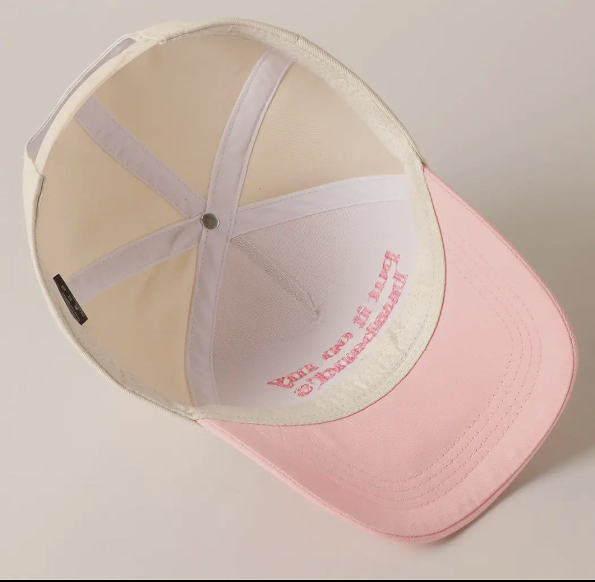 put it on my husband‘s tab cap