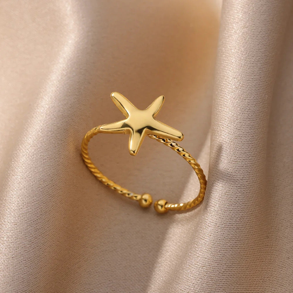 bay star fish ring