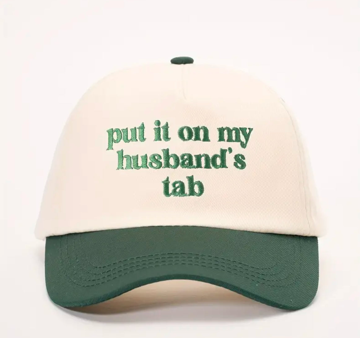 put it on my husband‘s tab cap