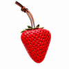 Strawberry bag charm