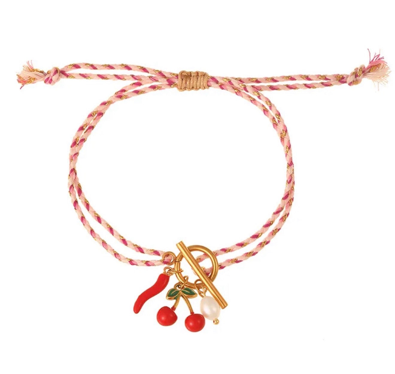 Lucky Charm Cord Bracelet
