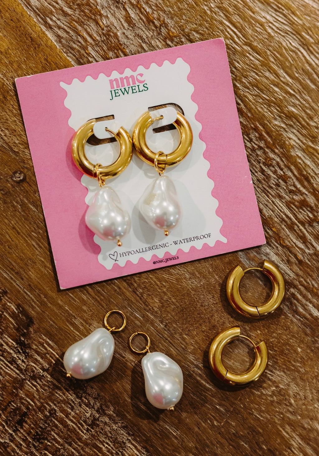 Joy Pearl Earrings | Convertible Pearl Mini Hoops – NMC Jewels x LULY B