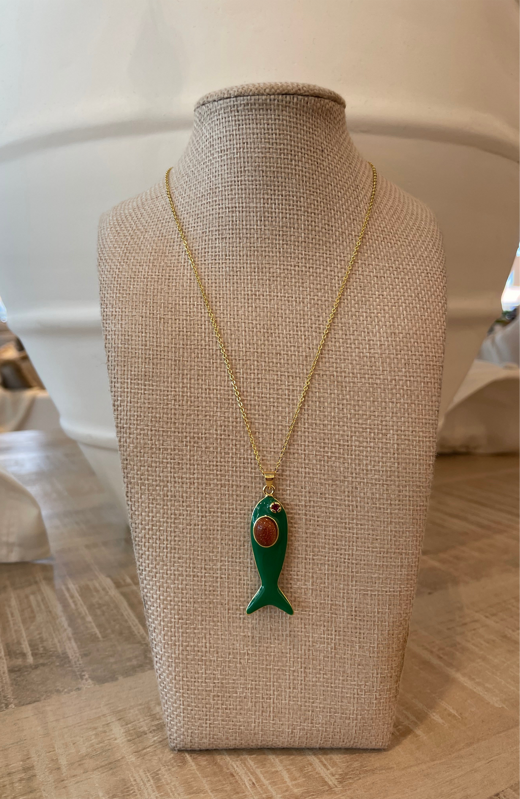 Lucky fish necklace