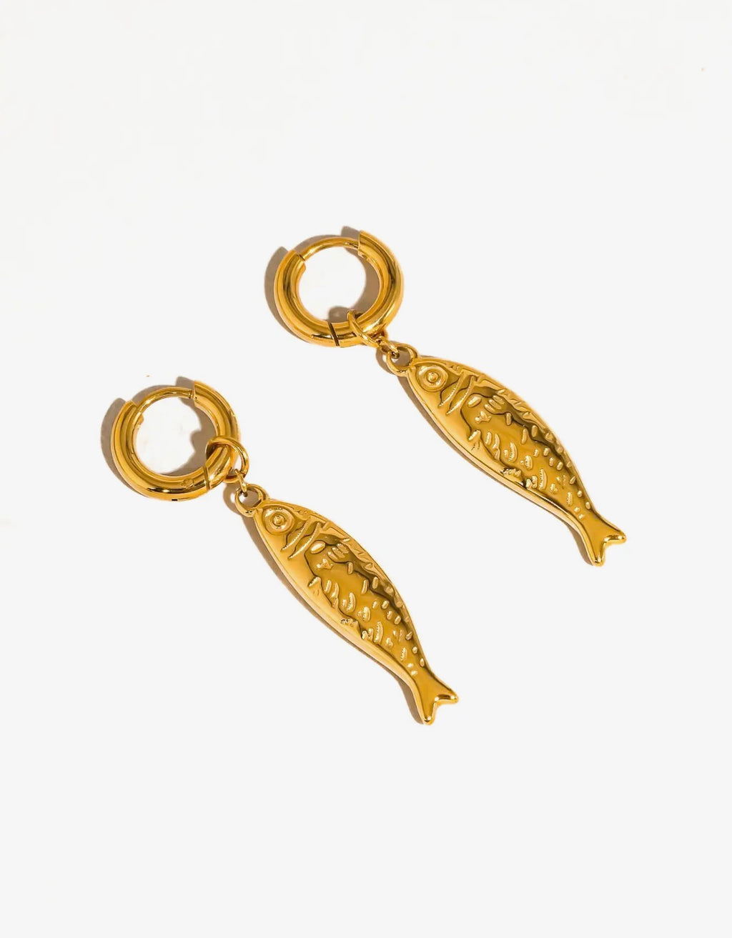 Sardinia Fish Charm Earrings