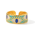 Aura evil eye ring