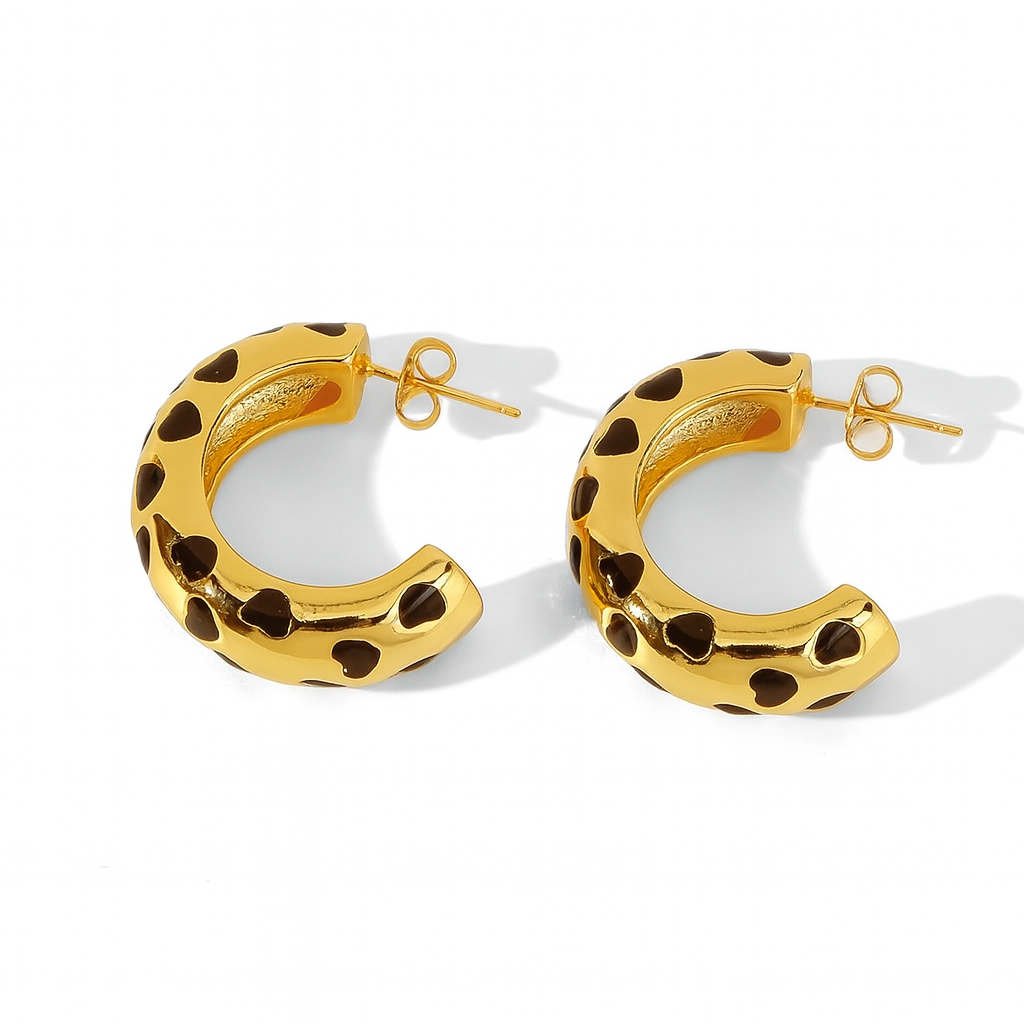 Amber earrings