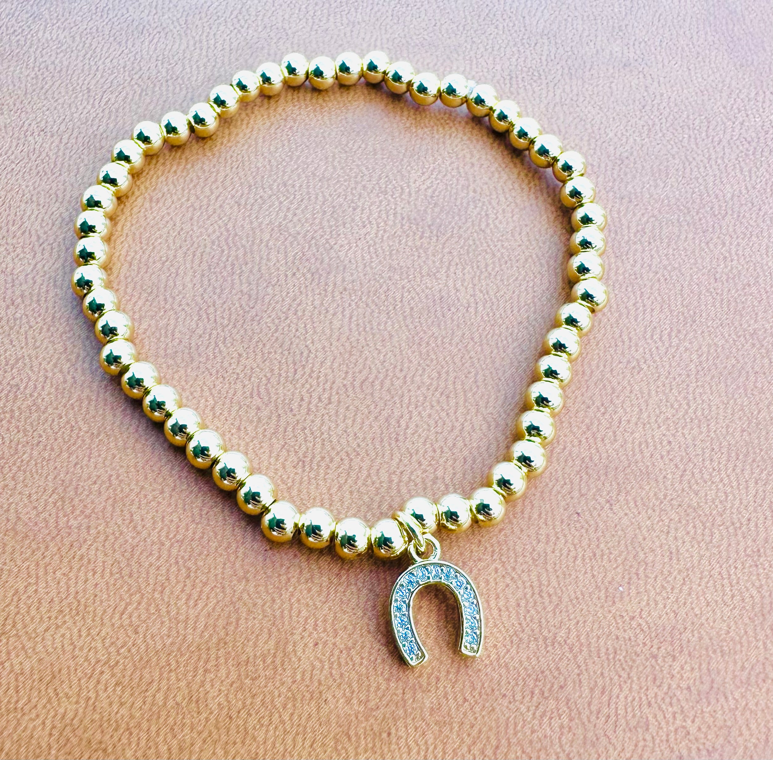 lucky beaded luv bracelet