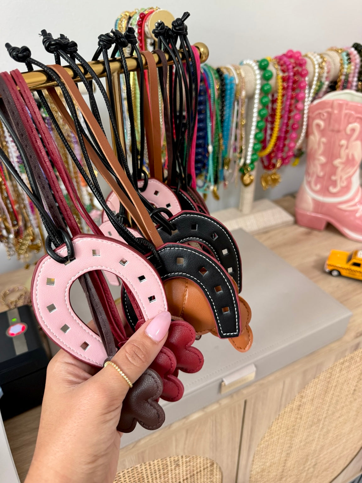 Lucky Horseshoe Bag Charm