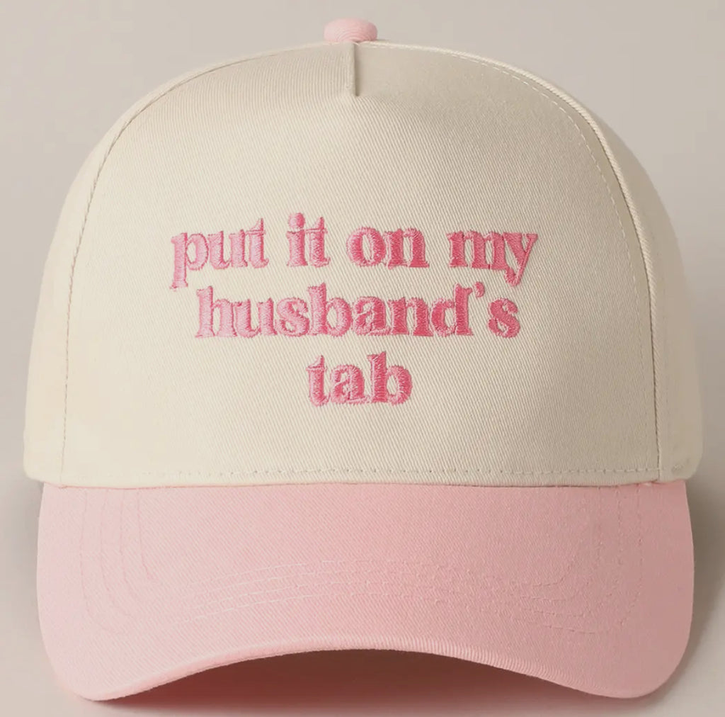 put it on my husband‘s tab cap