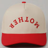Mother upside down lettering embroidery cap