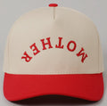 Mother upside down lettering embroidery cap
