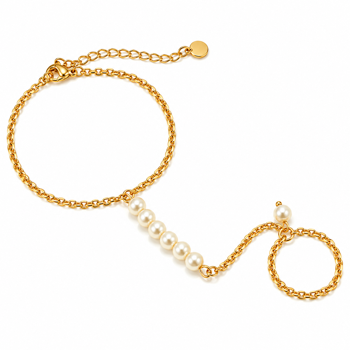 Pearl Cove Hand Chain bracelet