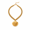 Golden Tide Shell Necklace