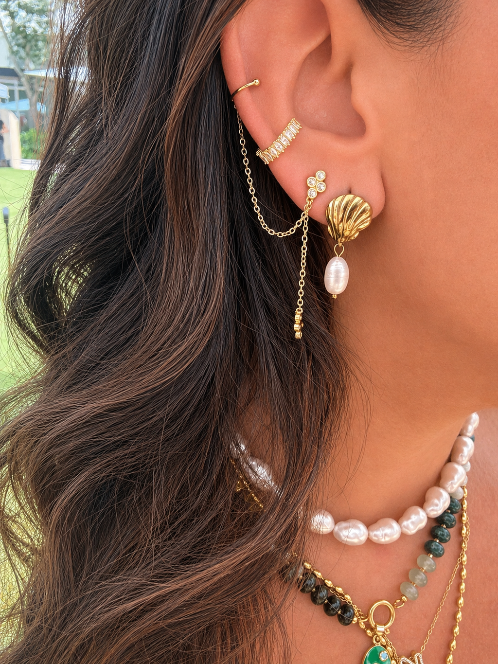 Chelsea earring cuff