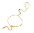 Gia Emerald Hand Chain