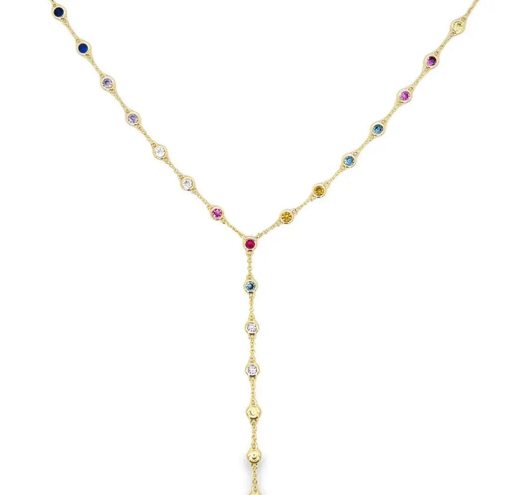 adielle lariat Y- shaped necklace