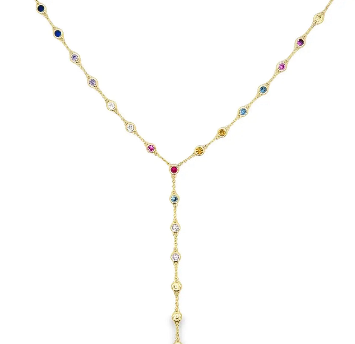 adielle lariat Y- shaped necklace