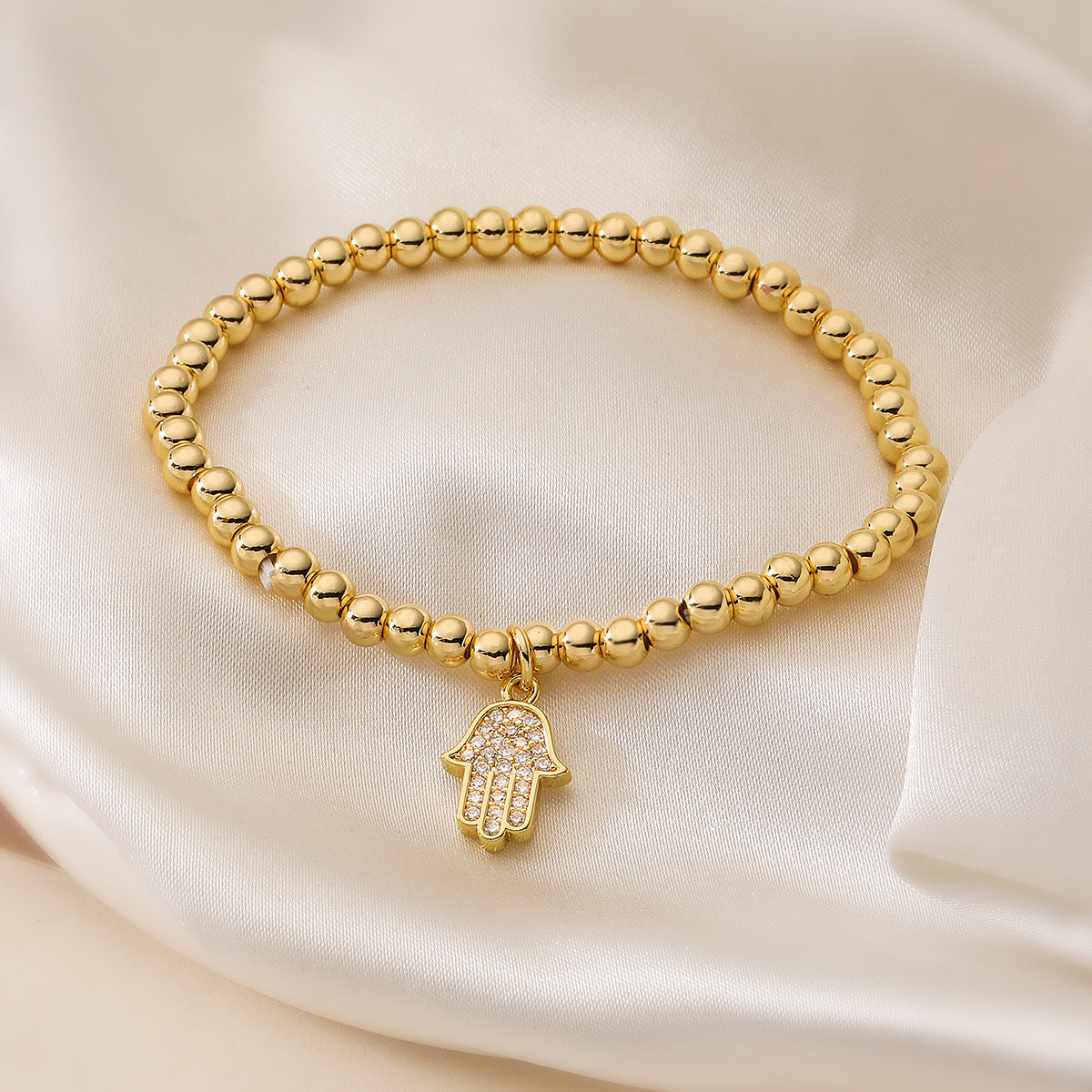 hamsa beaded bracelet