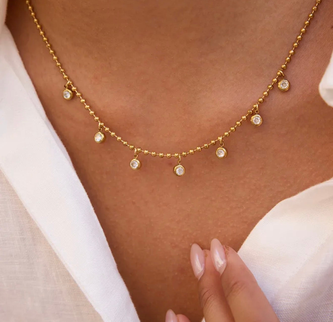 Starlight Drop Necklace