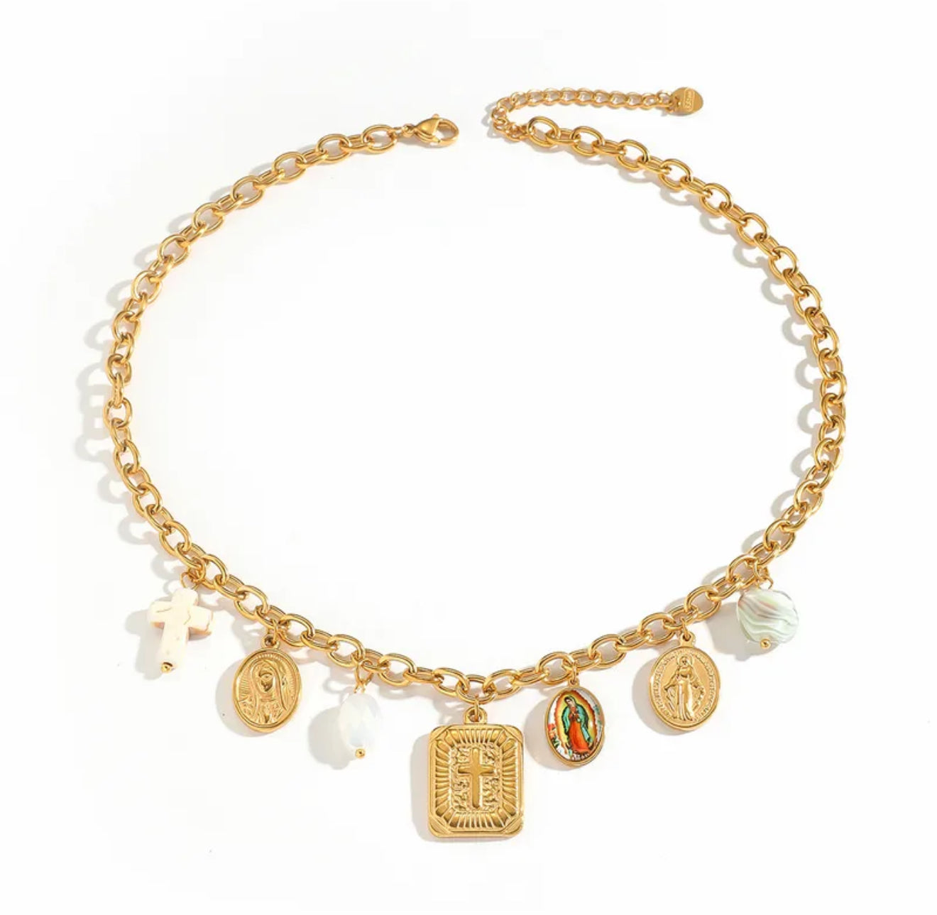 Madonna Charm Necklace