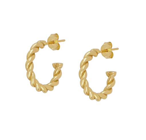 Dee mini hoop earrings