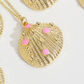 maya seashell pendant necklace