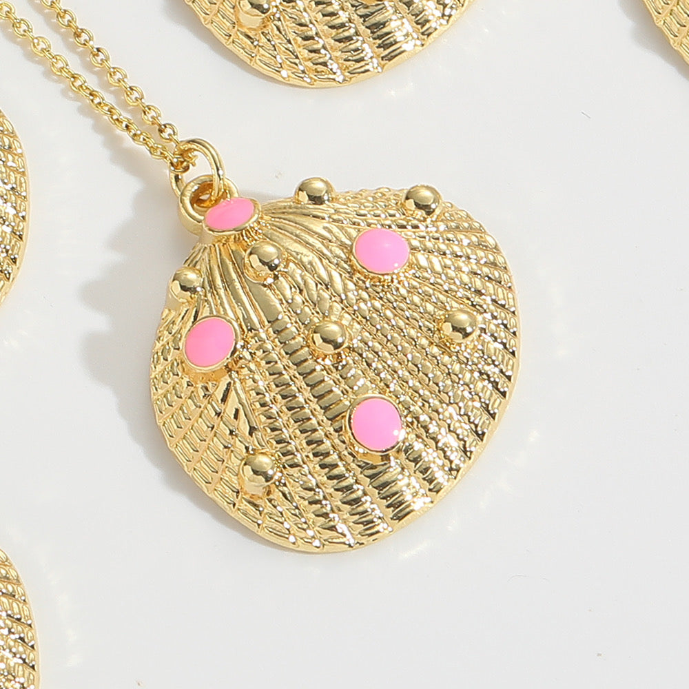 maya seashell pendant necklace