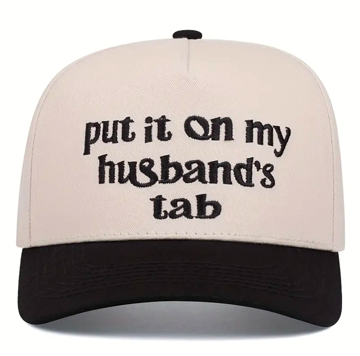 put it on my husband‘s tab cap