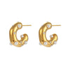 Karly pearl hoops