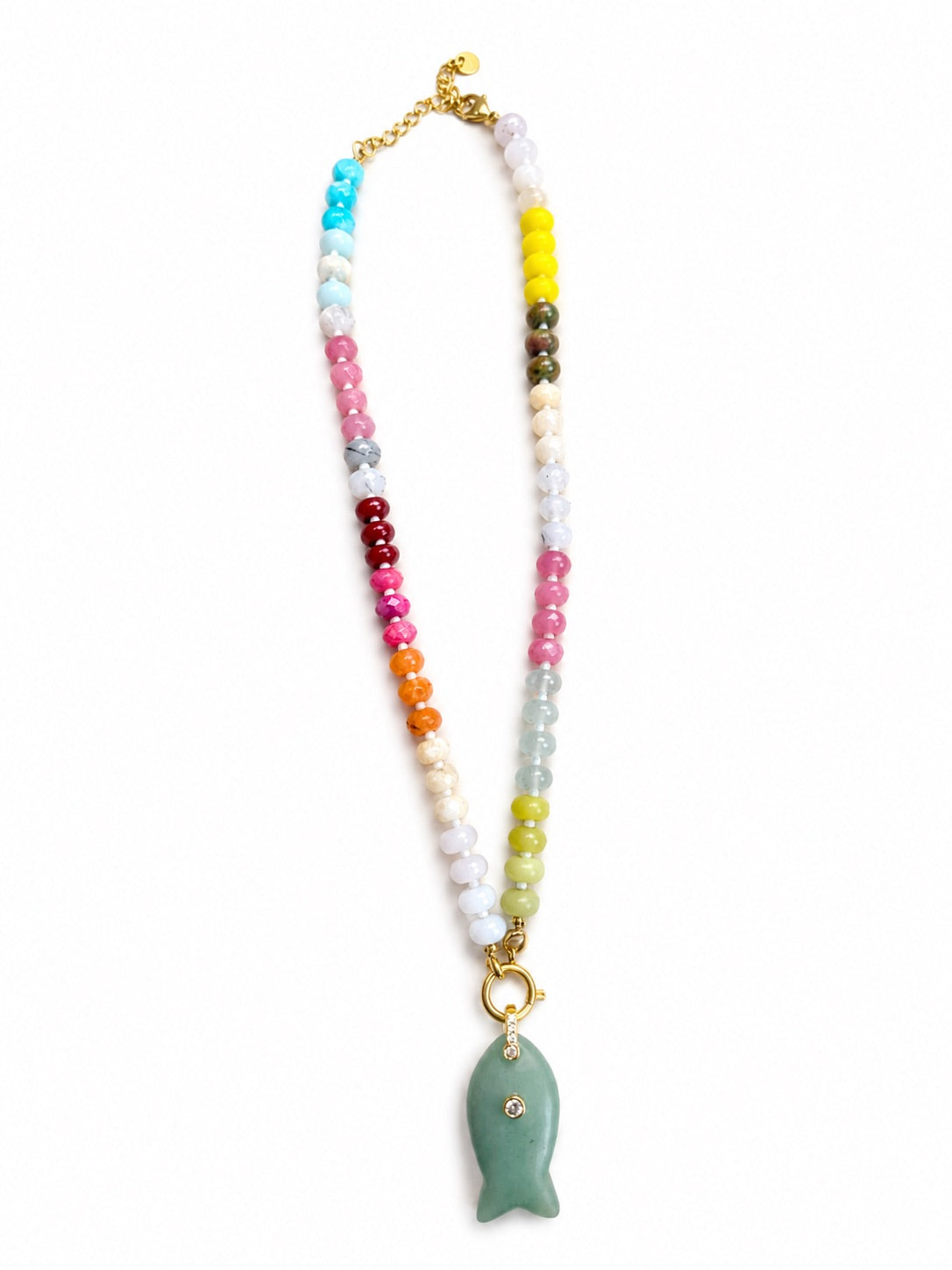 Key Lime Fish Necklace