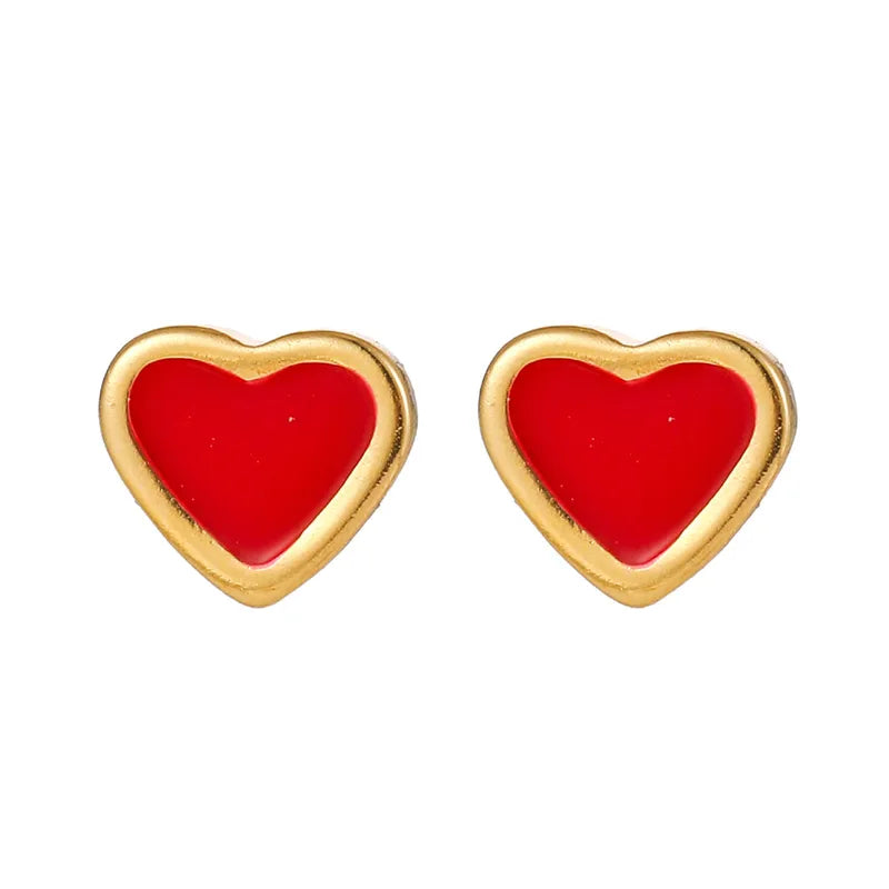 lana heart studs
