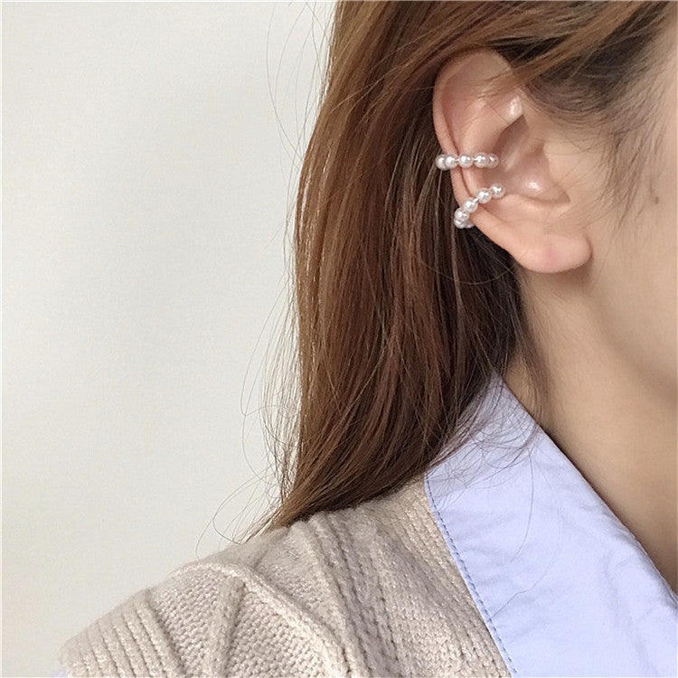 abner pearl ear cuff