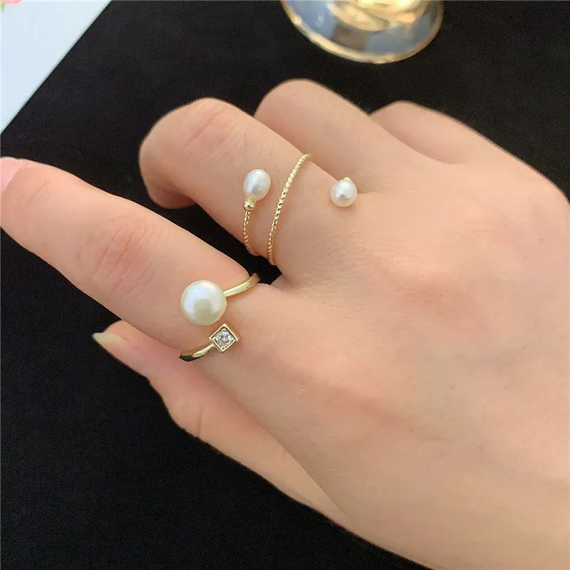 ROSE Pearl Rings