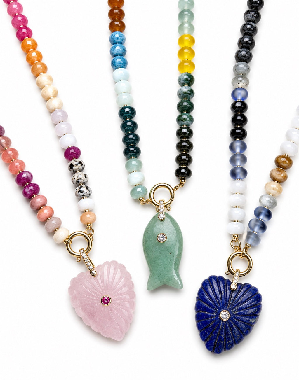 Key Lime Fish Necklace