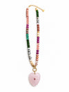 Sunset Heart Necklace
